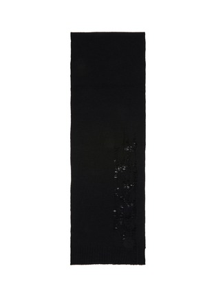 Main View - Click To Enlarge - 10867 - Pal Destroyed Merino Wool Knit Shawl