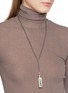 Figure View - Click To Enlarge - ANN DEMEULEMEESTER - Paulu Perfume Silver Pendant Necklace