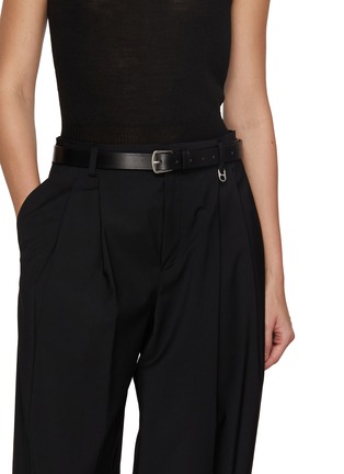 Figure View - Click To Enlarge - ANN DEMEULEMEESTER - Willow Leather Belt