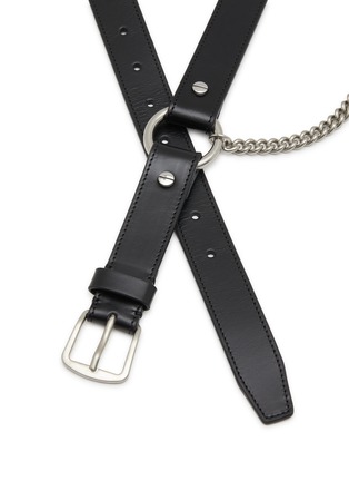 Detail View - Click To Enlarge - ANN DEMEULEMEESTER - Dine Leather Belt