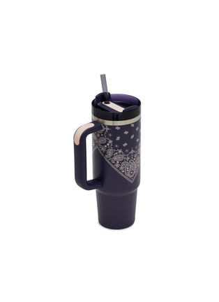 Detail View - Click To Enlarge - STANLEY - The Quencher H2.0 FlowState™ Tumbler 30oz — Blue Corn Paisley