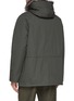Back View - Click To Enlarge - YVES SALOMON - Rabbit Fox Lining Short Parka Coat