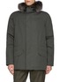 Main View - Click To Enlarge - YVES SALOMON - Rabbit Fox Lining Short Parka Coat