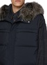  - YVES SALOMON - Fox Fur Trim Technical Down Waistcoat