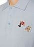  - WE11DONE - Embroidered Teddy Duo Wool Knit Top