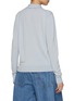 Back View - Click To Enlarge - WE11DONE - Embroidered Teddy Duo Wool Knit Top