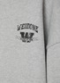  - WE11DONE - Oversized Collegiate Cotton Zip Up Hoodie