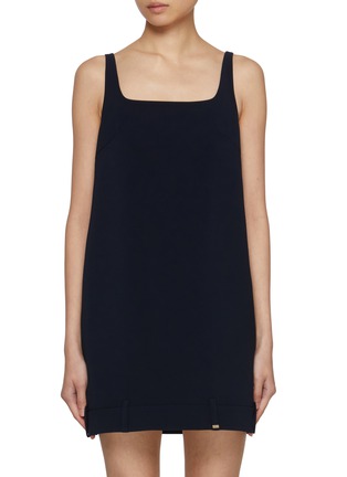 Main View - Click To Enlarge - WE11DONE - Waistband Detail Dress