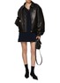 Figure View - Click To Enlarge - WE11DONE - Waistband Detail Dress