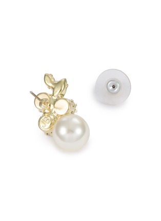 Detail View - Click To Enlarge - JENNIFER BEHR - Vivi 18K Gold Plated Brass Drop Earrings — Bluebell