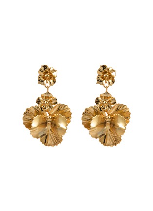 Main View - Click To Enlarge - JENNIFER BEHR - Samara Gold Plated Brass Earrings —  Gold