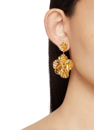 Figure View - Click To Enlarge - JENNIFER BEHR - Samara Gold Plated Brass Earrings —  Gold