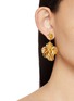 Figure View - Click To Enlarge - JENNIFER BEHR - Samara Gold Plated Brass Earrings —  Gold