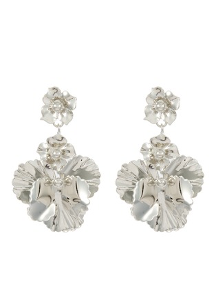 Main View - Click To Enlarge - JENNIFER BEHR - Samara Brass Earrings — Silver
