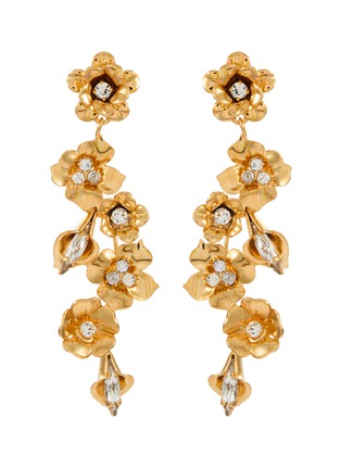Main View - Click To Enlarge - JENNIFER BEHR - Vanora 18K Gold Plated Brass Drop Earrings