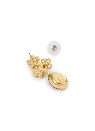 Detail View - Click To Enlarge - JENNIFER BEHR - Lauretta 18K Gold Plated Brass Drop Earrings — Dust