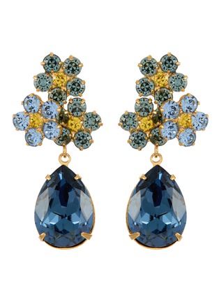 Main View - Click To Enlarge - JENNIFER BEHR - Lauretta 18K Gold Plated Brass Drop Earrings — Dust