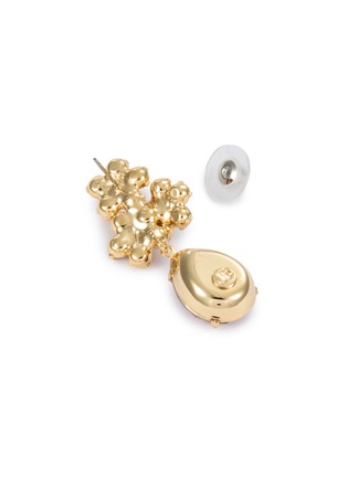 Detail View - Click To Enlarge - JENNIFER BEHR - Lauretta 18K Gold Plated Brass Drop Earrings — Lilac