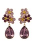Main View - Click To Enlarge - JENNIFER BEHR - Lauretta 18K Gold Plated Brass Drop Earrings — Lilac