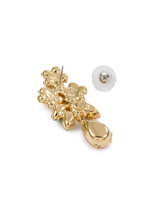 Detail View - Click To Enlarge - JENNIFER BEHR - Bouquet 18k Gold Plated Brass Crystal Drop Earrings — Multi