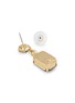 Detail View - Click To Enlarge - JENNIFER BEHR - Justine 18K Gold Plated Brass Drop Earrings — Sapphire