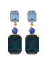 Main View - Click To Enlarge - JENNIFER BEHR - Justine 18K Gold Plated Brass Drop Earrings — Sapphire