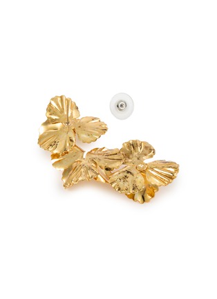 Detail View - Click To Enlarge - JENNIFER BEHR - Viola Brass Stud Earrings — Gold