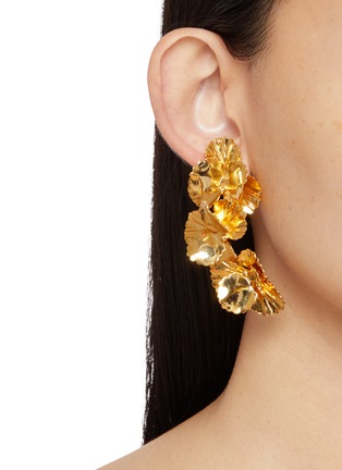 Figure View - Click To Enlarge - JENNIFER BEHR - Viola Brass Stud Earrings — Gold