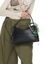 Figure View - Click To Enlarge - KITESY MARTIN STUDIO - Extra Large Cababiner Le Mousqueton Bag Charm — Green/Cream