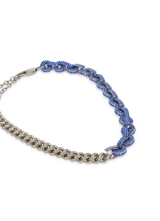 Detail View - Click To Enlarge - KITESY MARTIN STUDIO - Le Dani Necklace — Silvered/Blue