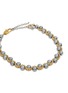 Detail View - Click To Enlarge - KITESY MARTIN STUDIO - Le Serpent Hematite Pearl Brass Necklace — Golden/Silvered