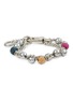 Detail View - Click To Enlarge - KITESY MARTIN STUDIO - Le Serpent Silver Plated Brass Bracelet — Silvered/Multicolour