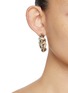 Figure View - Click To Enlarge - KITESY MARTIN STUDIO - La Chunky Hoop Earrings — Silvered/Cream