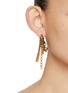 Figure View - Click To Enlarge - KITESY MARTIN STUDIO - La Lindsay Stainless Steel Hoop Earrings — Golden/Kaki