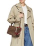 Figure View - Click To Enlarge - KITESY MARTIN STUDIO - Extra Large Cababiner Le Mousqueton Bag Charm — Red/Burgundy