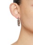 Front View - Click To Enlarge - KITESY MARTIN STUDIO - La Uranus Hoop Earrings