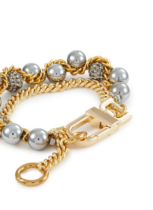 Detail View - Click To Enlarge - KITESY MARTIN STUDIO - Le Serpent Bracelet — Golden/Silvered