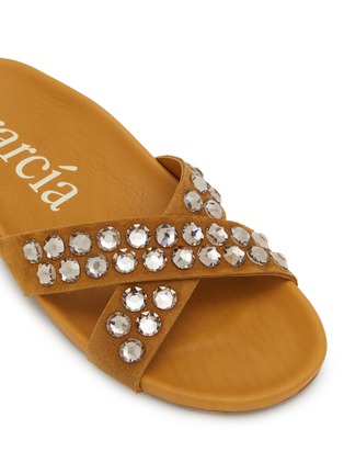 Detail View - Click To Enlarge - PEDRO GARCÍA - Analis Suede Slide Snadals