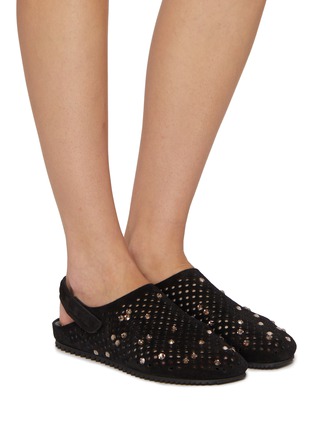 Figure View - Click To Enlarge - PEDRO GARCÍA - Bely Suede Slide Snadals