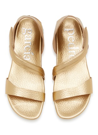 Detail View - Click To Enlarge - PEDRO GARCÍA - Bessi Laminated Leather Sandals