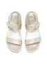 Detail View - Click To Enlarge - PEDRO GARCÍA - Bloson Laminated Leather Sandals