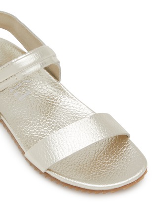 Detail View - Click To Enlarge - PEDRO GARCÍA - Bloson Laminated Leather Sandals