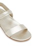 Detail View - Click To Enlarge - PEDRO GARCÍA - Bloson Laminated Leather Sandals