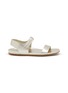 Main View - Click To Enlarge - PEDRO GARCÍA - Bloson Laminated Leather Sandals
