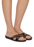 Figure View - Click To Enlarge - PEDRO GARCÍA - Analis Suede Slide Snadals