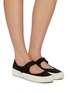 Figure View - Click To Enlarge - PEDRO GARCÍA - Polonia Silk Satin Sneakers