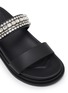 Detail View - Click To Enlarge - JIMMY CHOO - Jadi Crystal Embellished Leather Sandals