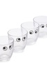 Detail View - Click To Enlarge - ANYA HINDMARCH - Eyes Duralex Glass Tumbler — Set of 4