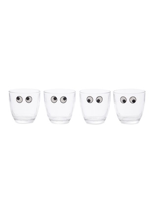 Main View - Click To Enlarge - ANYA HINDMARCH - Eyes Duralex Glass Tumbler — Set of 4