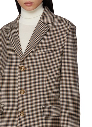  - FRAME - The Houndstooth Wool Blend Blazer